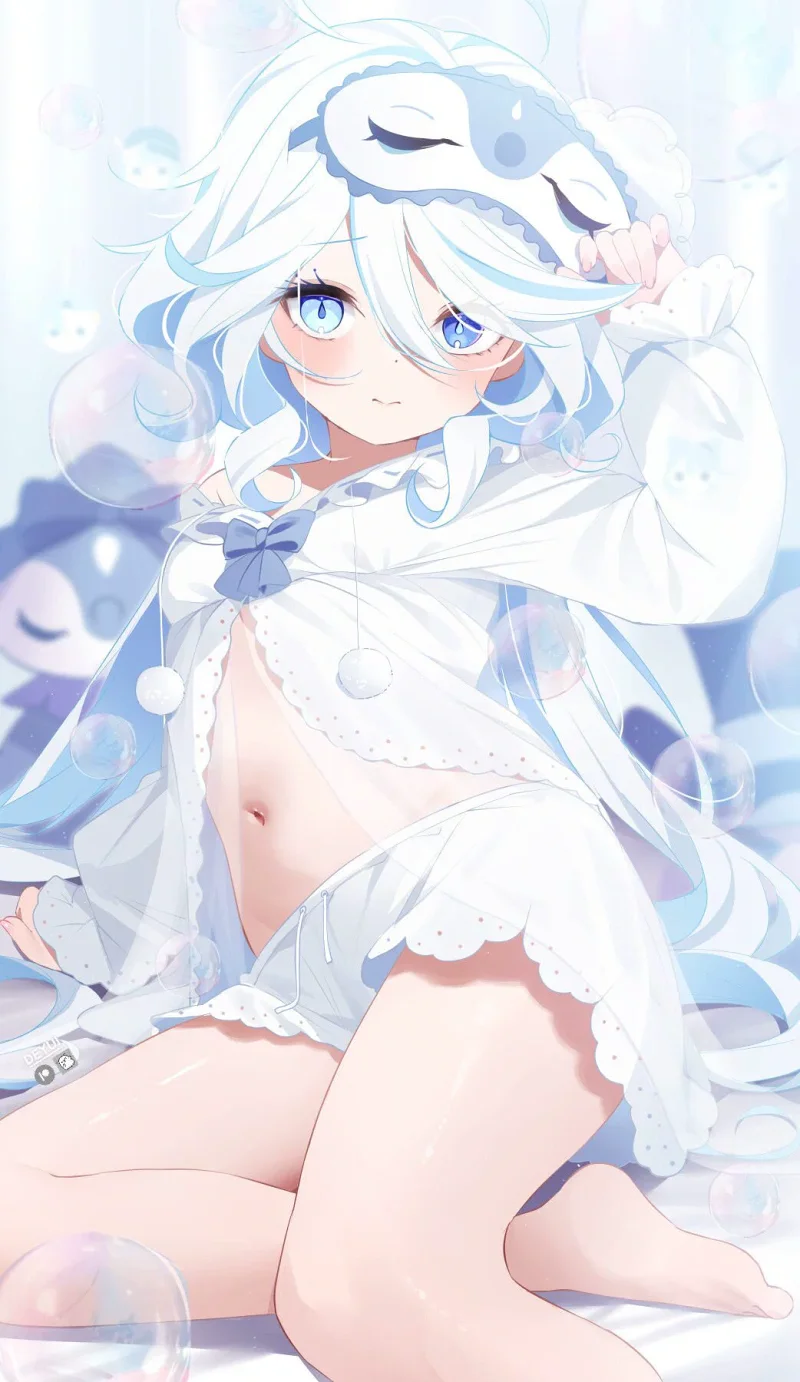 原神,芙宁娜,二次元,美图,壁纸,插画,美少女