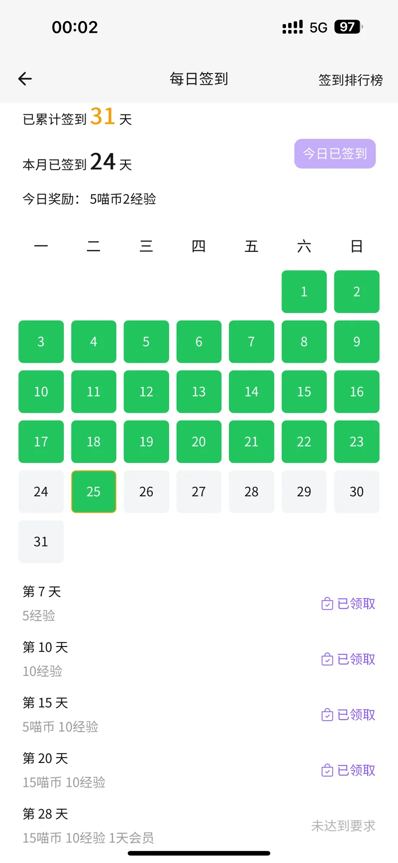 断签了