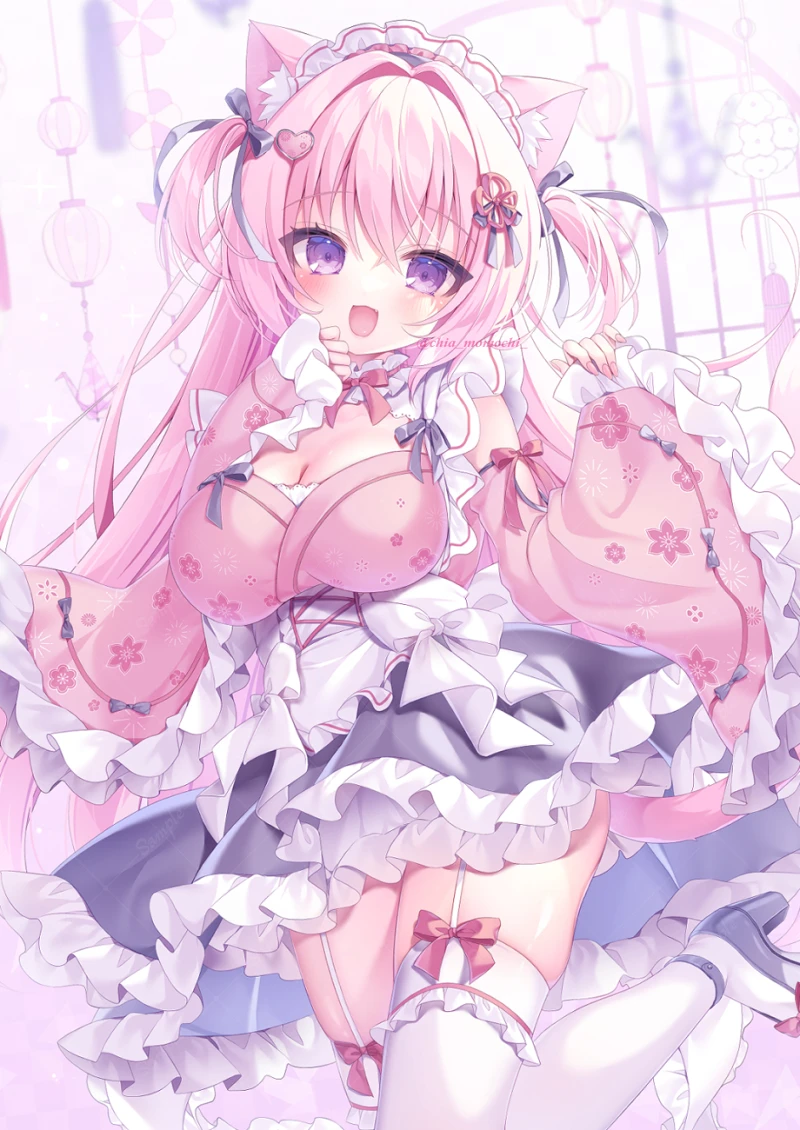 pixiv,二次元,绘画,壁纸,美少女,咪咪攘攘我们的周年庆