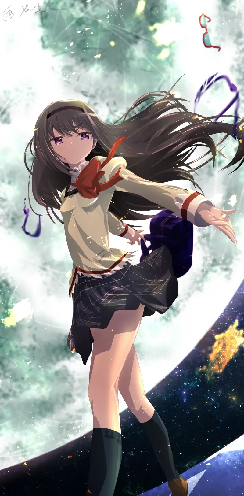 魔法少女小圆,魔法少女,晓美焰,晓美炎,魔圆,动漫壁纸,动漫美图,美图,壁纸,绘画,插画,PIXIV,画师推荐