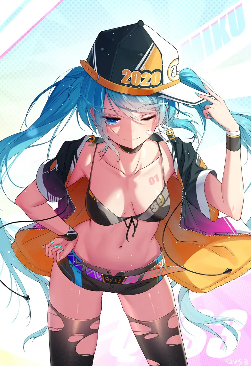 美图,hatsunemiku,初音未来,千夜,vocaloid,二次元,壁纸