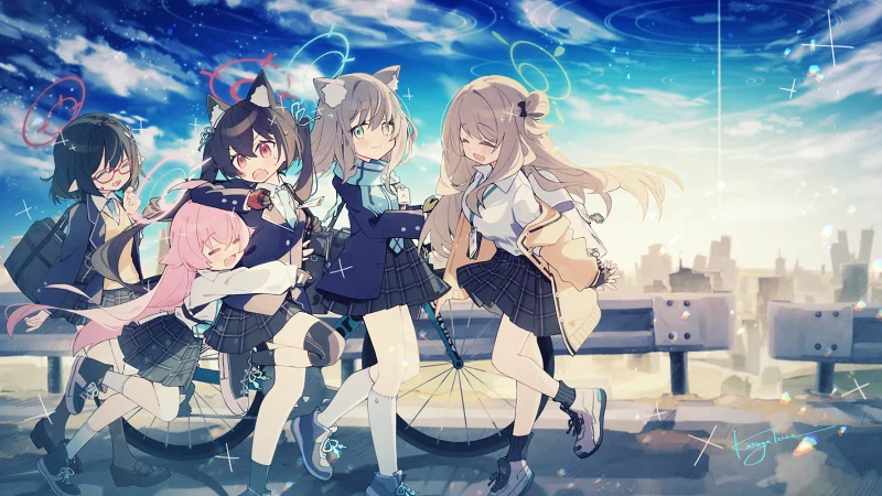 蔚蓝档案,初音未来,明日方舟,原神,明日方舟终末地,ACG,图集