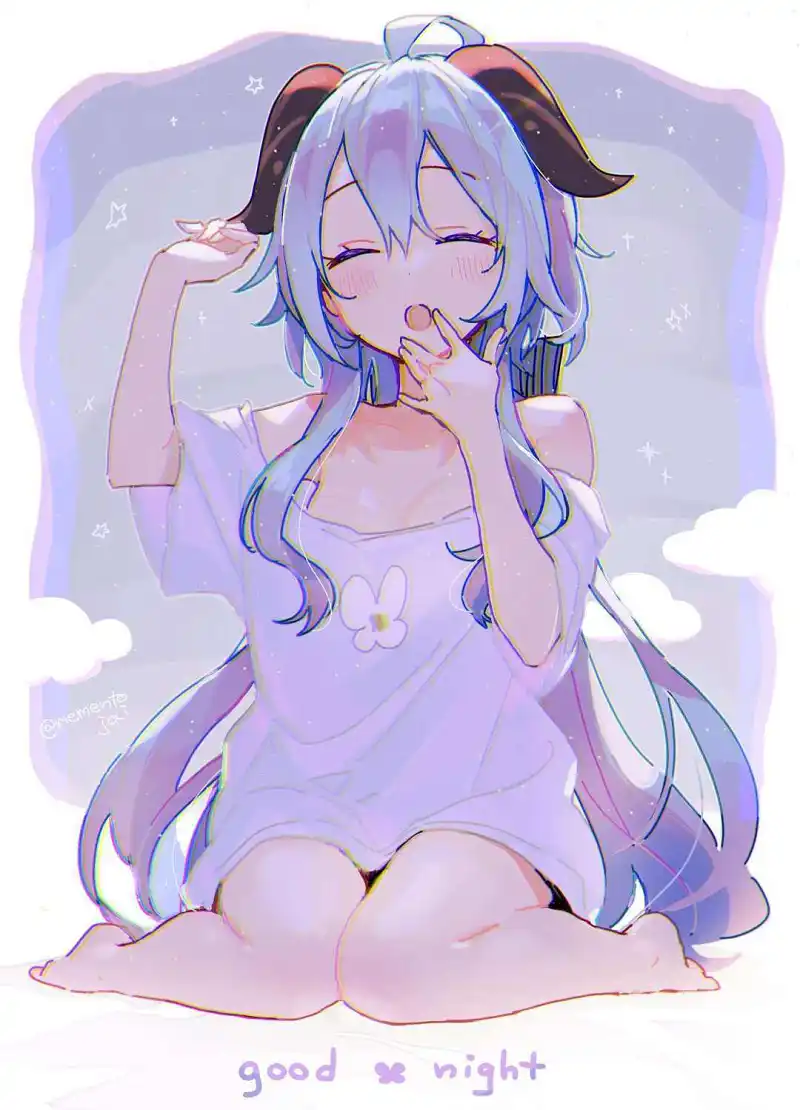 M站美图,美图搬运,甘雨