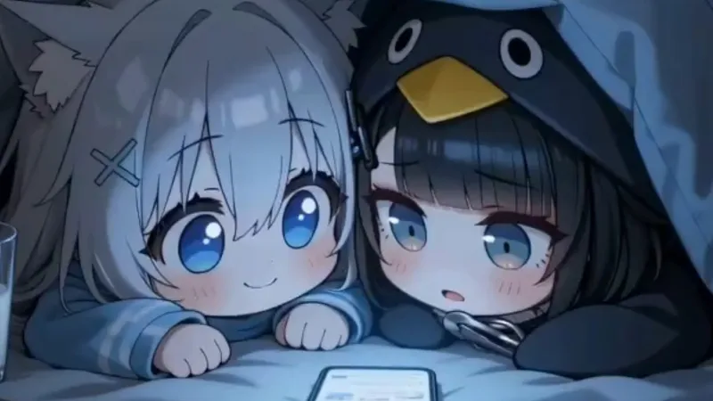 熬夜玩小手机差点被抓住了