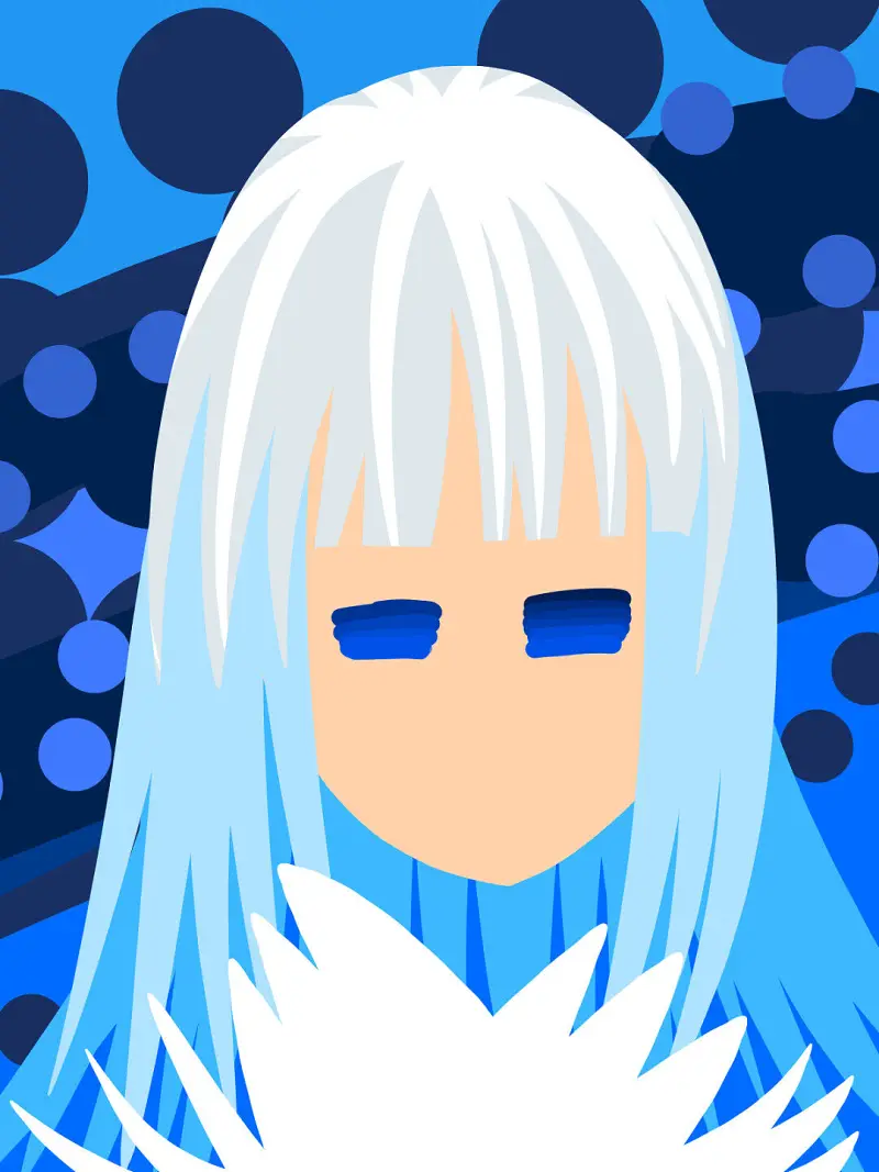绘画创作,阴阳师,雪女
