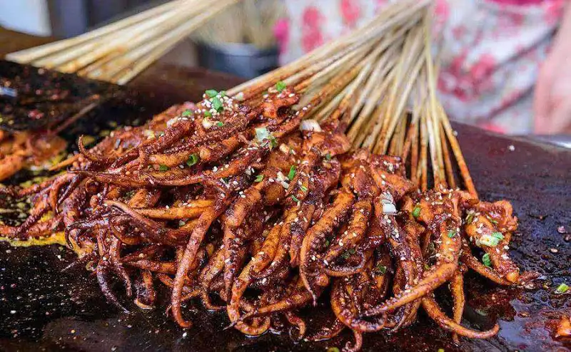 闲聊茶馆,乌贼娘,做菜,奇怪的饭馆