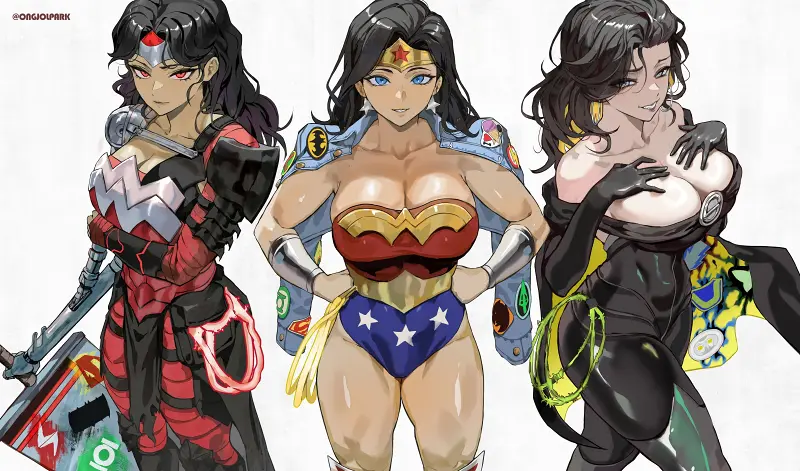 DC,DC漫画,美漫,超级英雄,神奇女侠,绝对神奇女侠,超女王,动漫壁纸,动漫美图,绘画