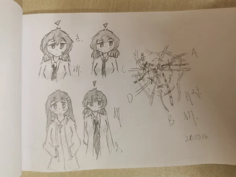 日常,摸鱼,一次性发完,OC,绘画