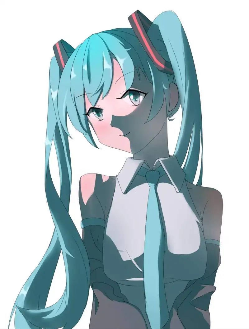 很久之前摸的Miku