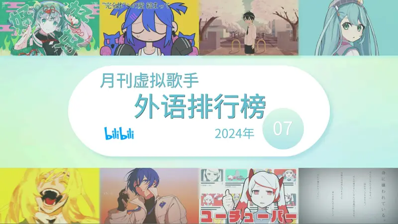 月刊虚拟歌手外语排行榜