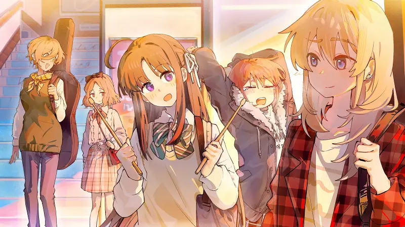 mygo,孤独摇滚,GirlsBandCry,轻音少女,美图,重音teto,初音miku,高松灯,鼓手余命十日谭,avemujica