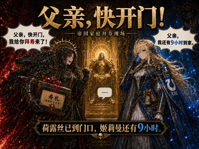 【常回家看看 × 战锤40K｜爹！快开门！带着孩子回家看您啦！】