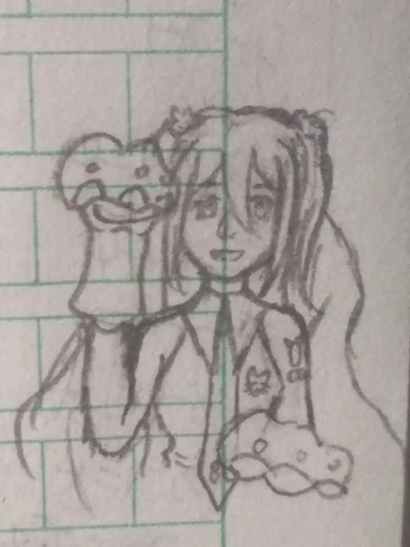 绘画创作,初音未来,OC,杂音未来