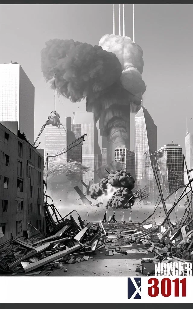 911,911事件21周年,ai,AI绘画