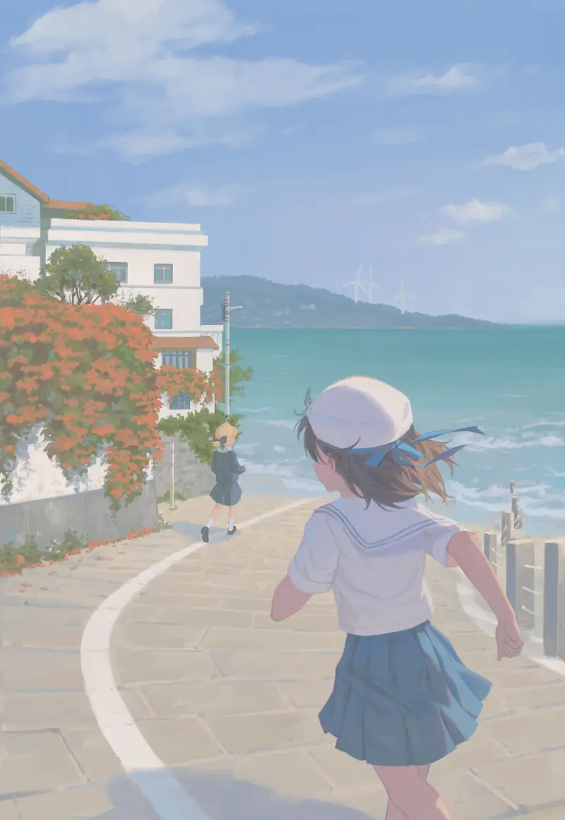 pixiv,二次元,绘画,壁纸,美少女
