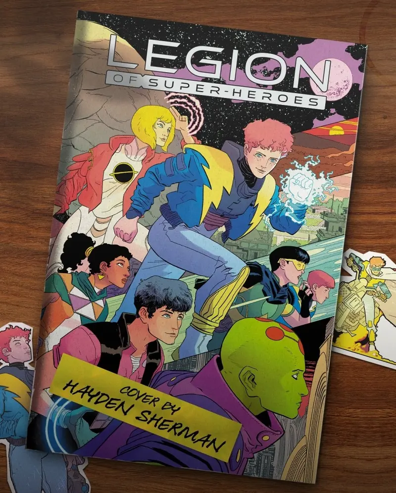 DC,DC漫画,美漫,漫画,动漫,ACG,超级英雄,绘画,超级英雄军团,插画