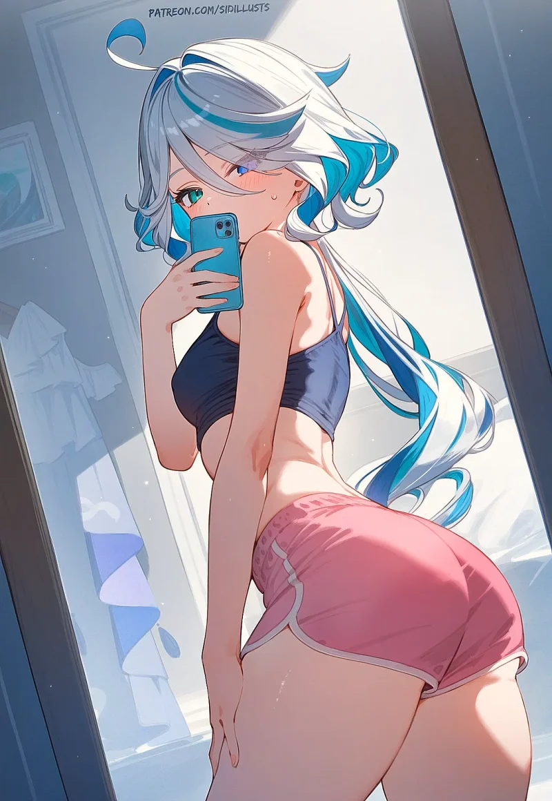 原神,芙宁娜,二次元,美图,壁纸,插画,美少女