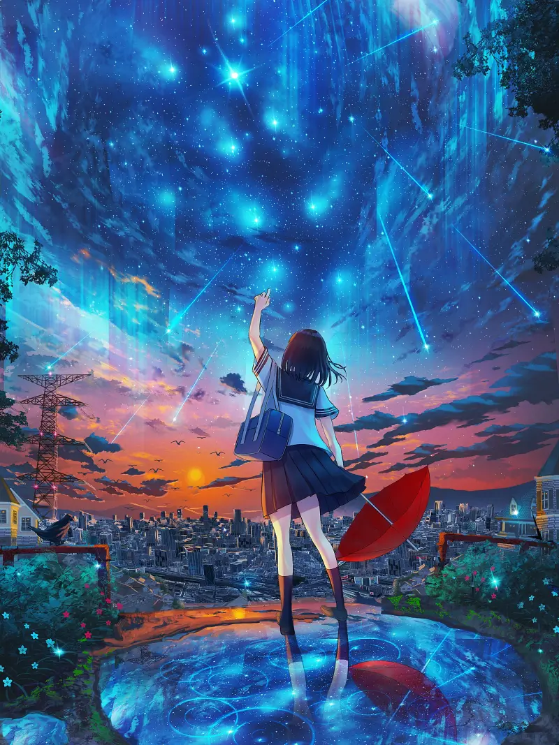 pixiv,二次元,绘画,壁纸,风景