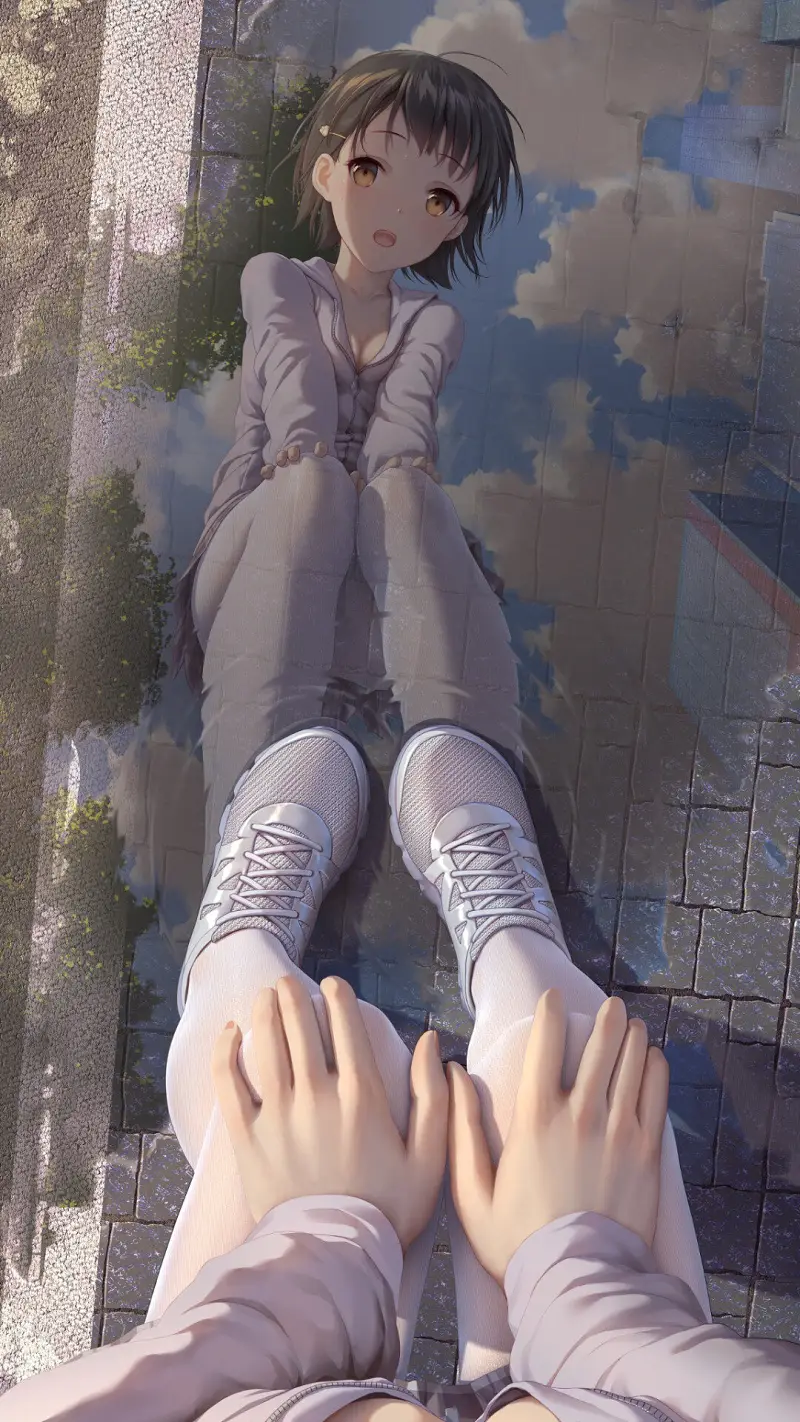 踩着水回家了