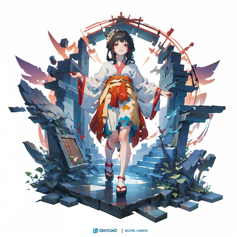 绘画创作,古风,立绘,AI绘画