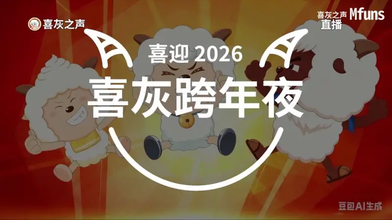 喜灰跨年系列《喜迎2026－喜灰跨年夜》全程完整回顾