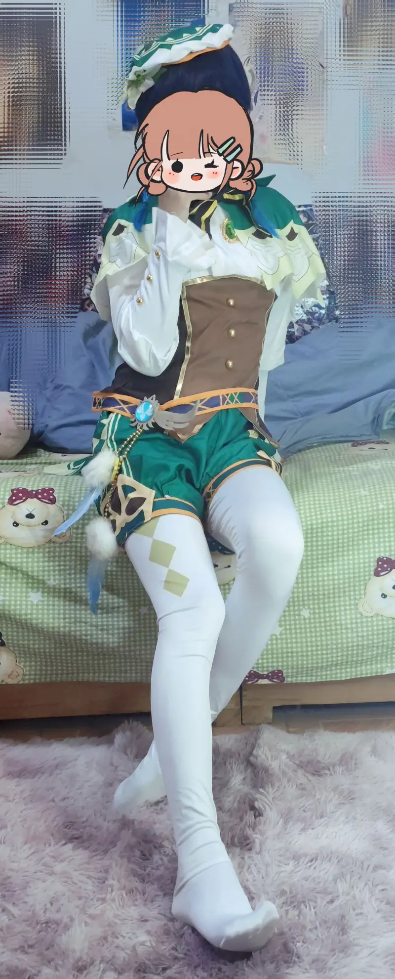 原神,原神cos,伪娘,男娘,cosplay,温迪