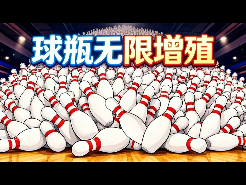 【中配】打保龄球，但球瓶每分钟都会增殖 - GrayStillPlays 5IkYpTuyMVg