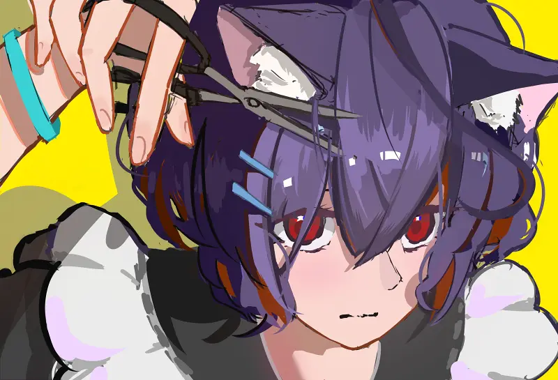 猫娘,女仆,板绘,原创