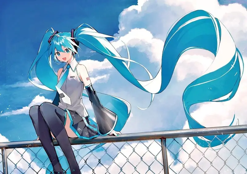 M站美图,初音未来,VOCALOID,雪未来