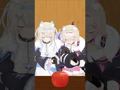 FUWAMOCO 武士刀挑战😂😂😂 #hololive