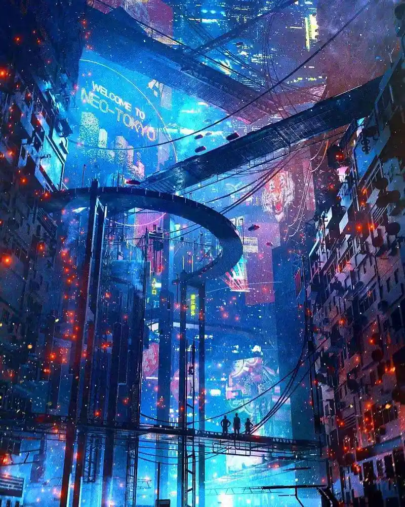 M站美图,壁纸,未来,赛博朋克