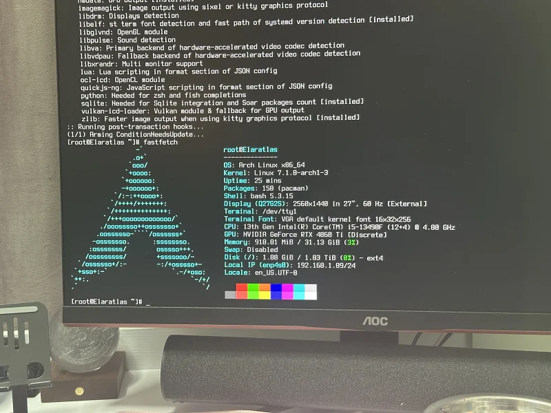 arch,linux,咕咕嘎嘎