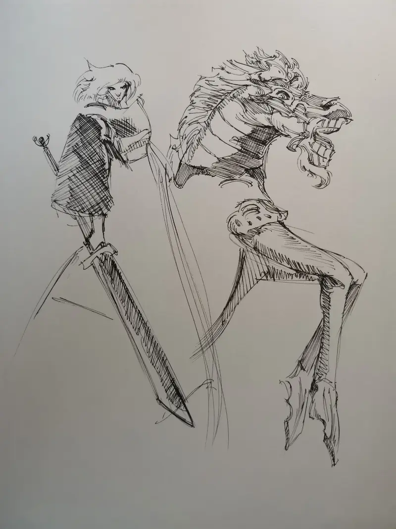 绘画,临摹