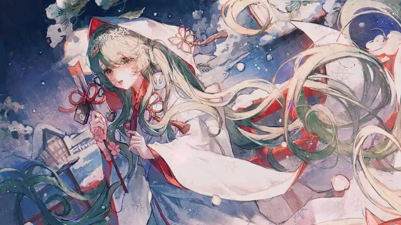 M站美图,壁纸,初音未来,魔法少女小圆