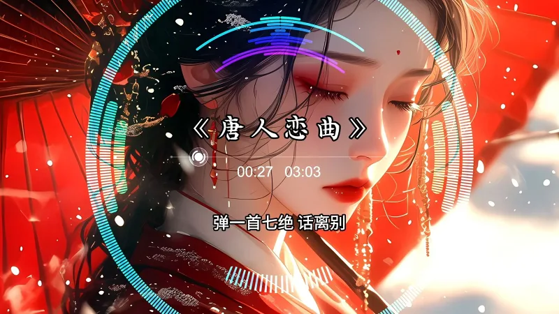 《唐人恋曲》- 小唐人「 照一轮明月 映我情愁如白雪 」
