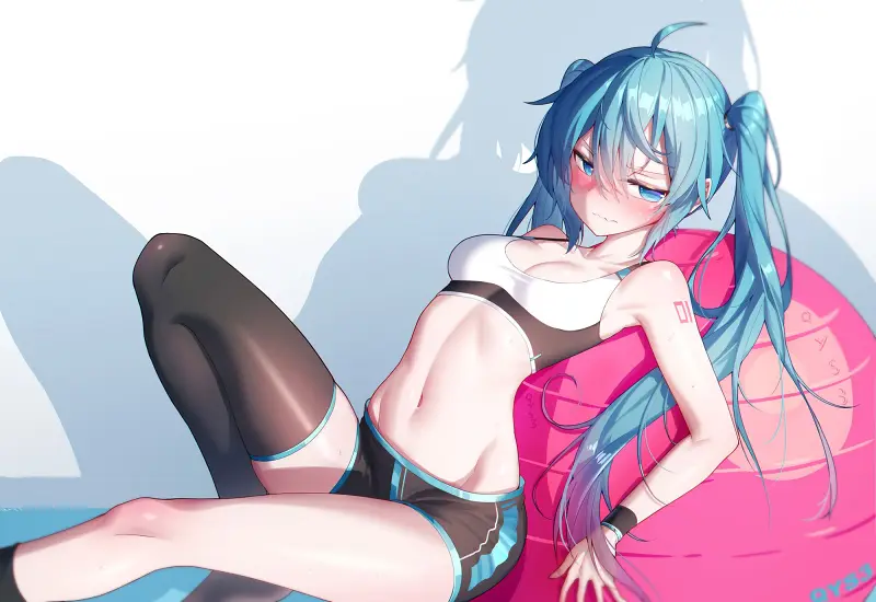 美图,hatsunemiku,初音未来,千夜,vocaloid,二次元,壁纸