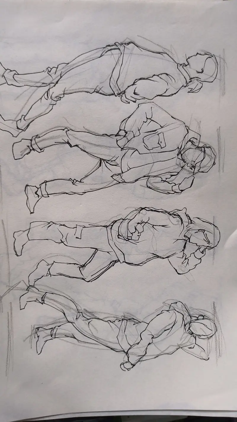 速写,绘画,手绘