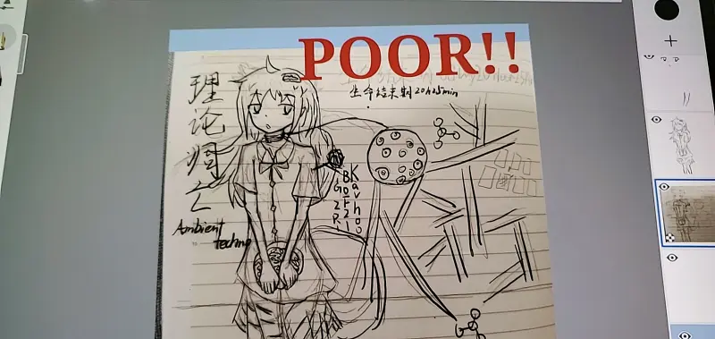 曲绘半成品。但是太丑了可能不采用