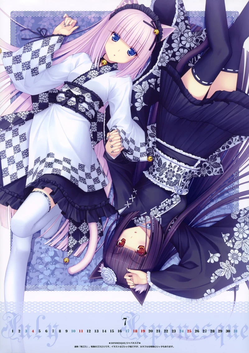 绘画,C77,NEKO WORKs,Sayori,Chocola,Vanilla,猫娘乐园,巧克力,香子兰,NEKO BIBLE