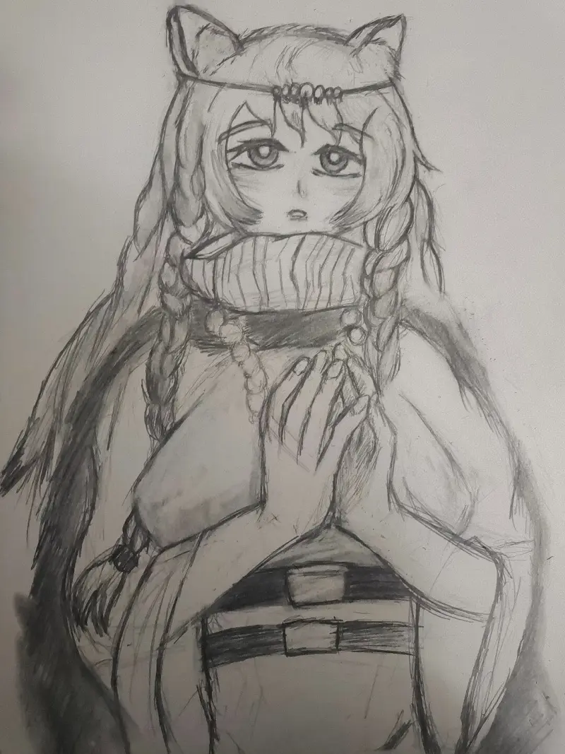 摸