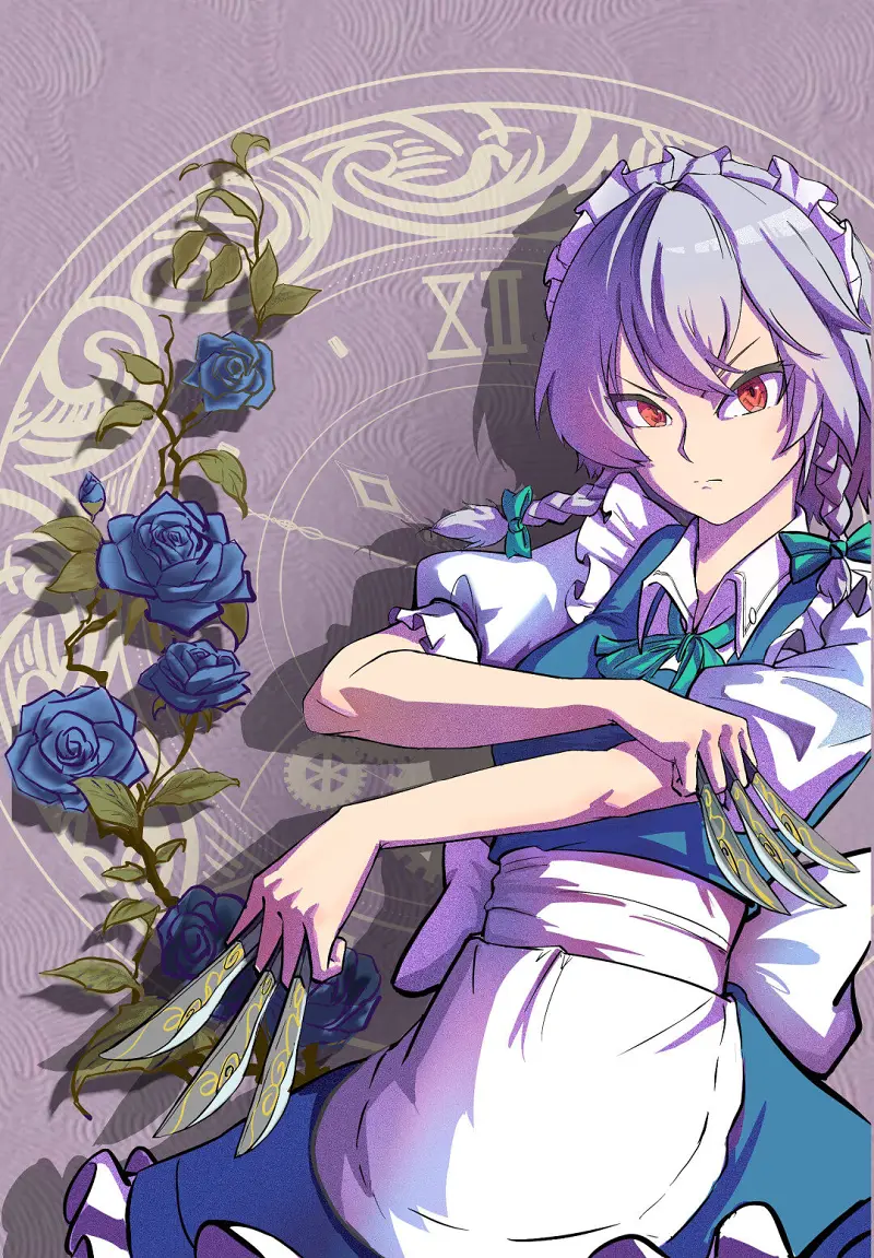 绘画创作,十六夜咲夜,东方PROJECT