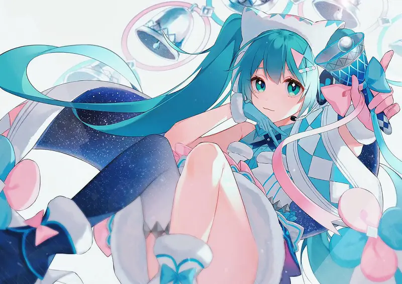 M站美图,初音未来,VOCALOID,雪未来