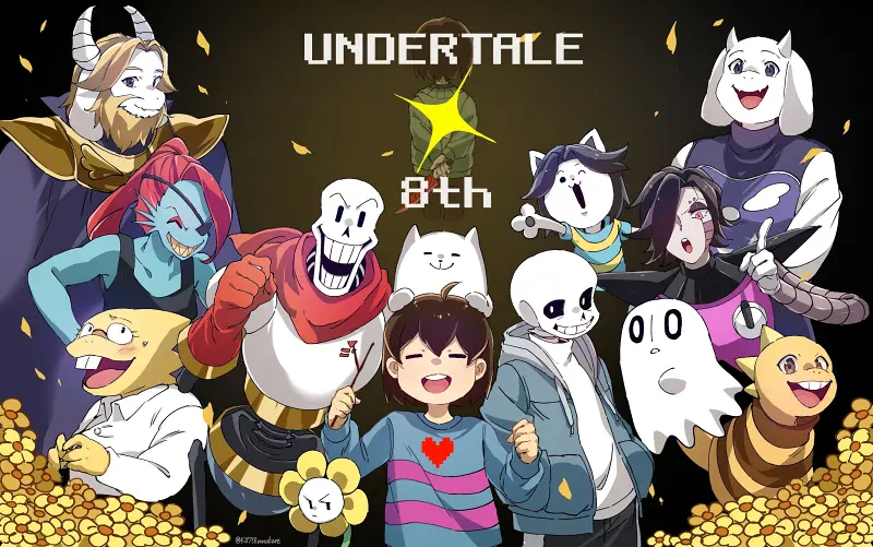 Undertale八周年快乐(｀・ω・´)