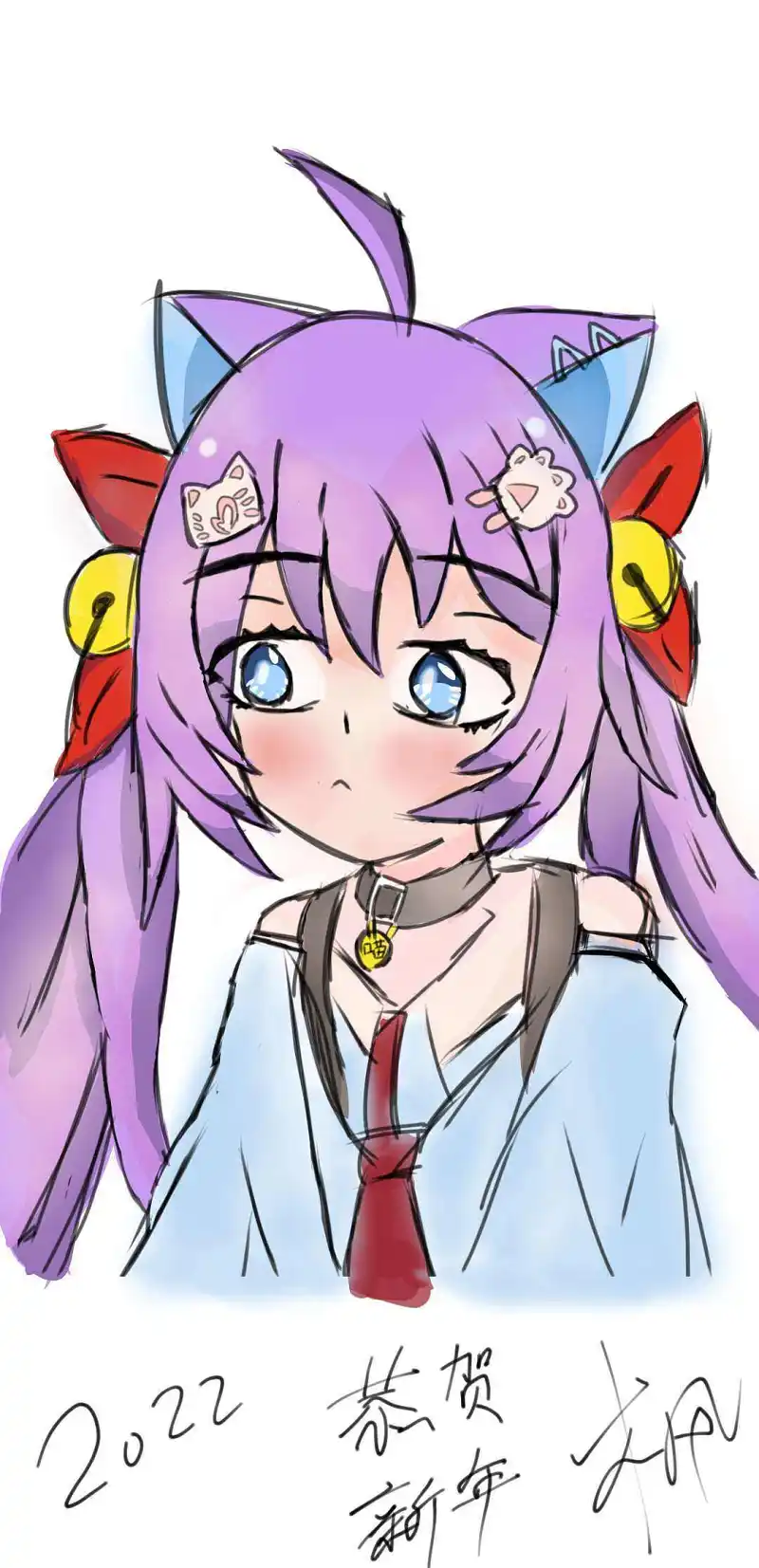 一只指绘站娘