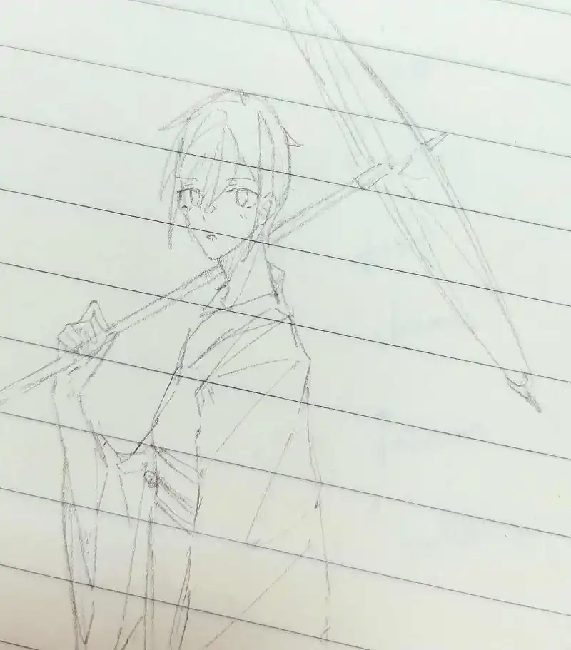摸