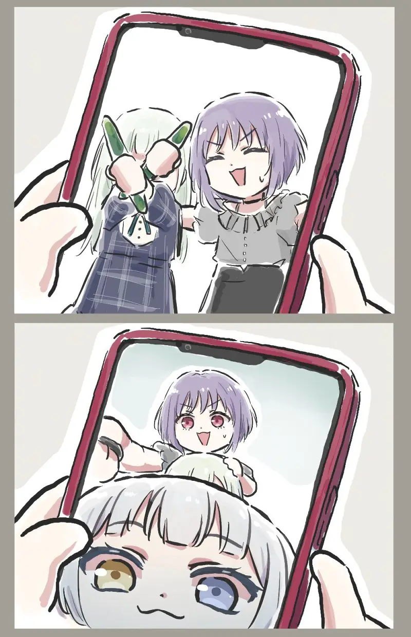 BANGDREAM,AveMujica,颂乐人偶,祐天寺若麦,若叶睦,要乐奈,漫画,搞笑,小漫画,绘画,插画,推特,画师推荐