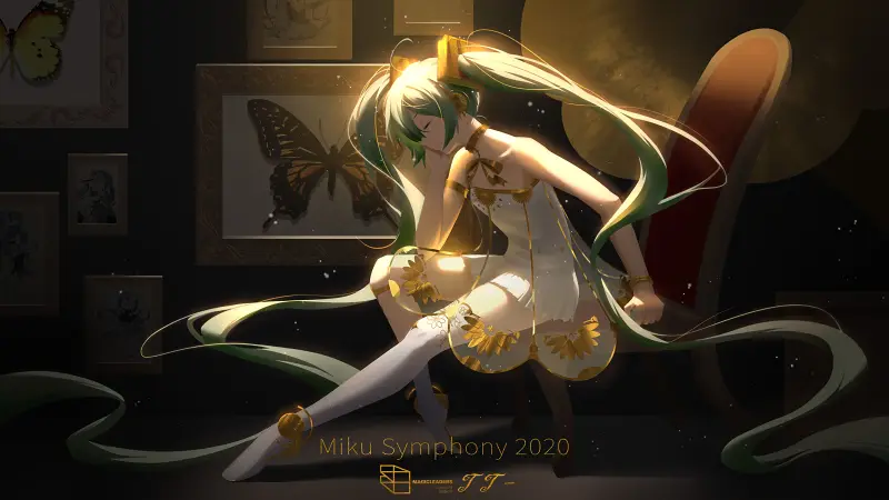初音未来,插画,画师,像素,转载,P站,图集,高画质