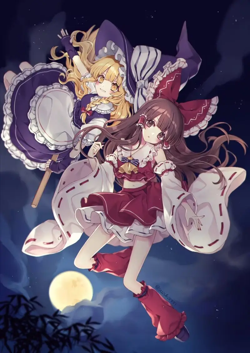 M站美图,东方PROJECT,画作,京田
