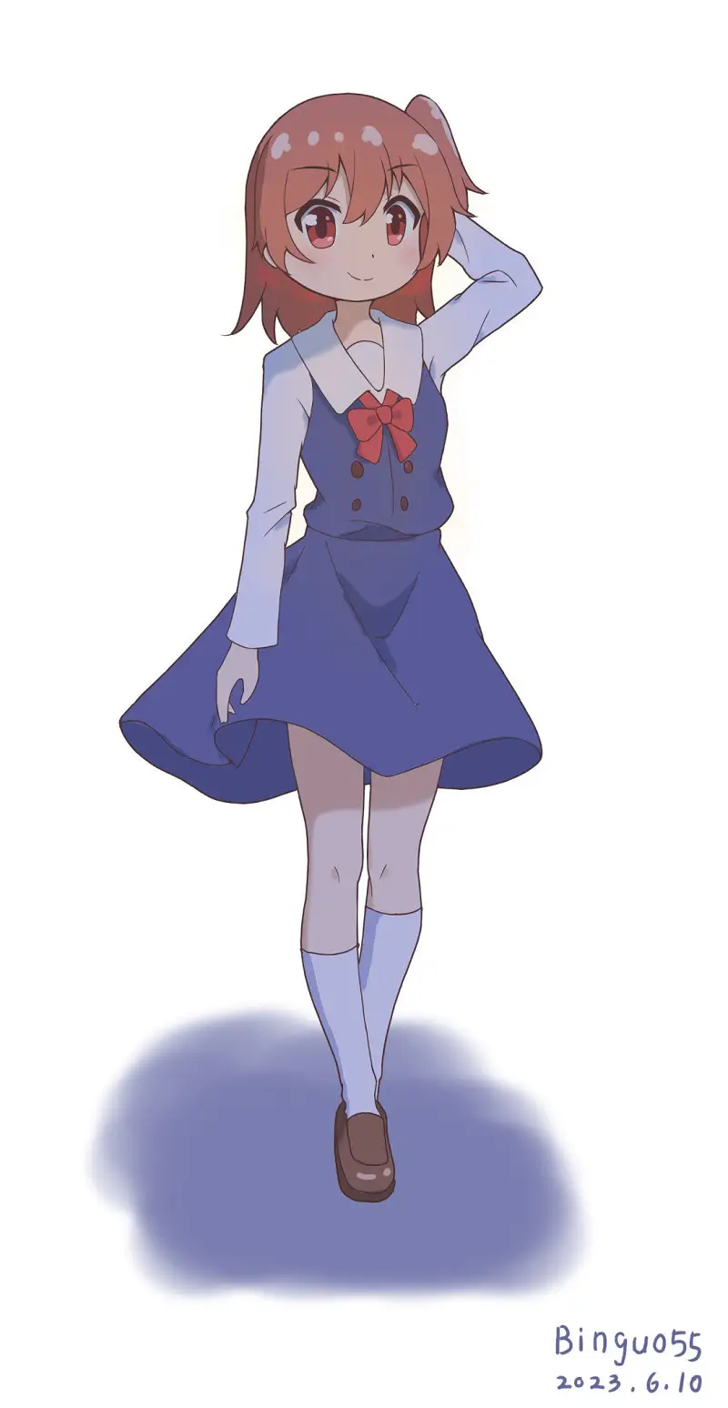 绘画创作,动漫,天使降临到我身边