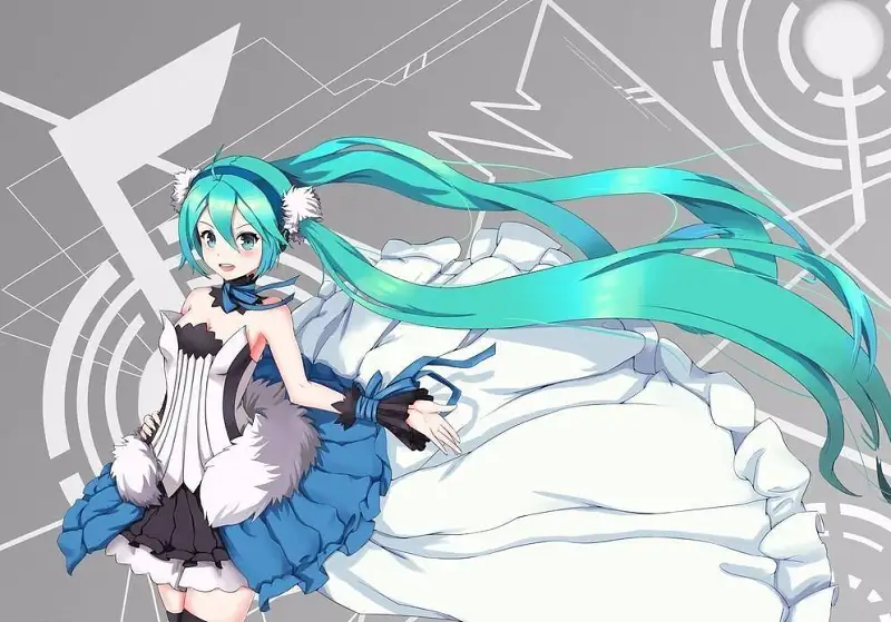闲聊茶馆,初音未来,闲聊,美图